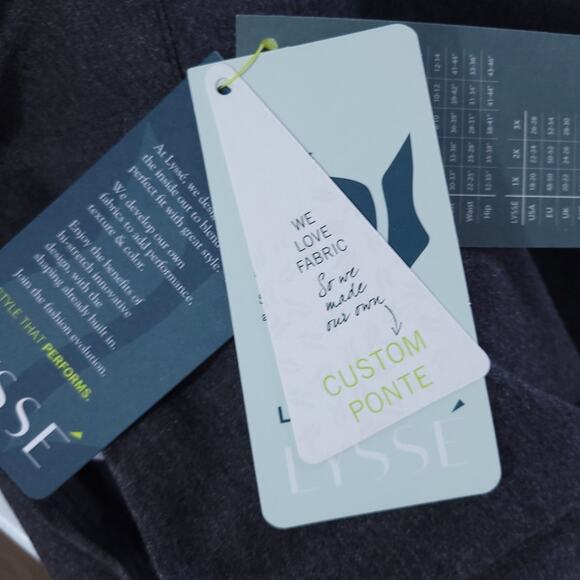 NEW Lysse Pencil Skirt Ponte Straight Size XSP Petite Gray Career Skirt, Elasti - Picture 6 of 6